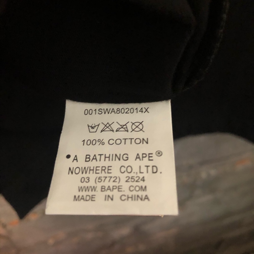 SOLD!!!! BAPE A Bathing Ape X Mastermind Black - Picture 9 of 14